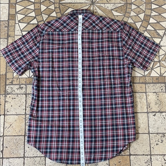 NWT COASTAORO buttoned short sleeve shirt/ Medium - Picture 9 of 10